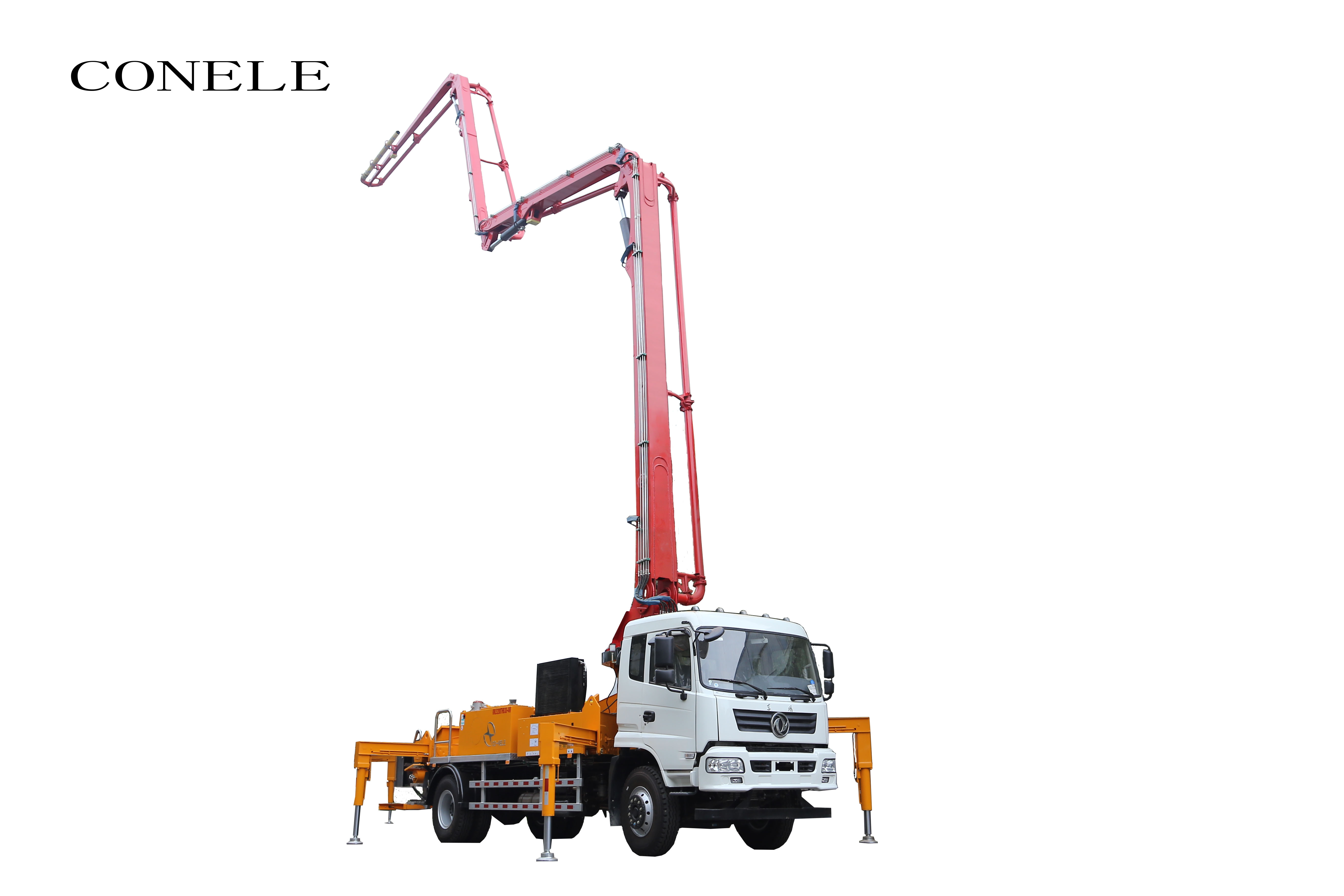 天泵，科尼樂小型混凝土泵車 