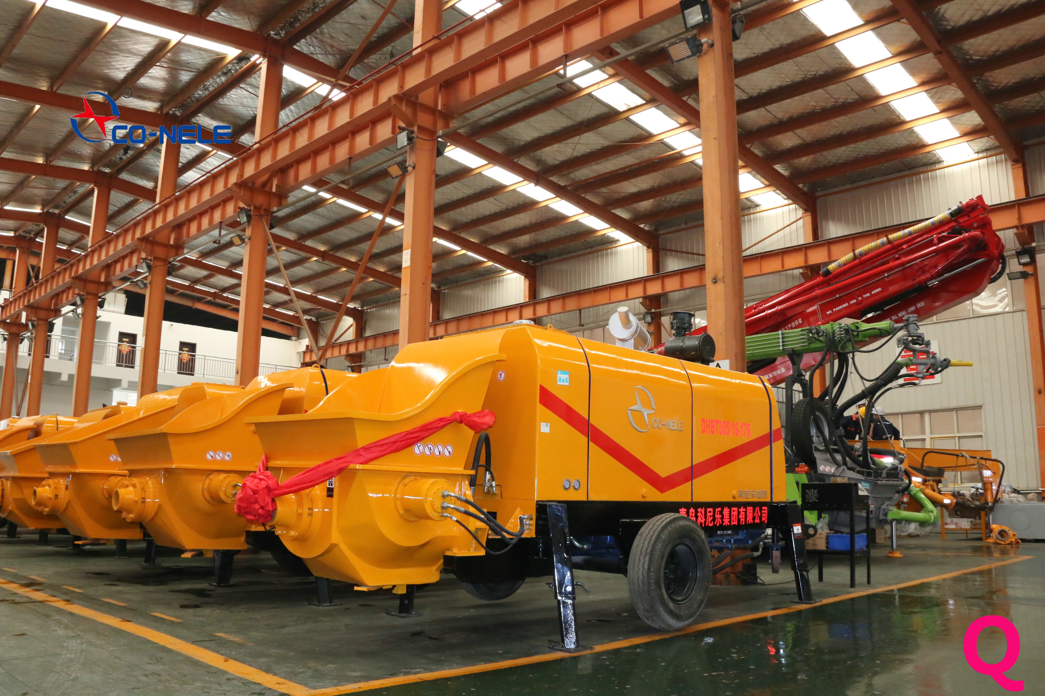 混凝土泵在城鎮(zhèn)化建設(shè)中的作用，科尼樂混凝土泵